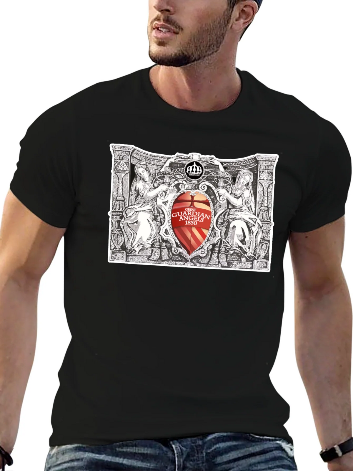 Guardian Angels T-Shirt - Black Tee product image 5