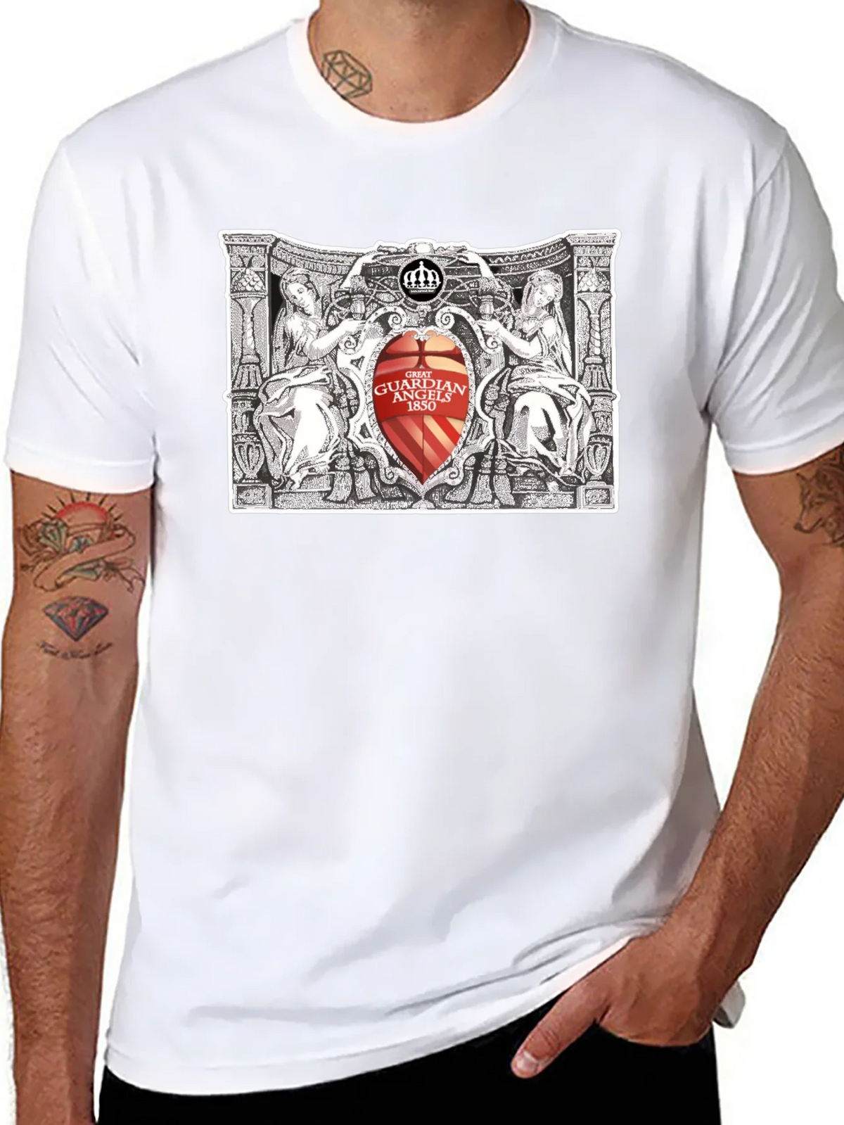 Guardian Angels T-Shirt - Black Tee product image 6