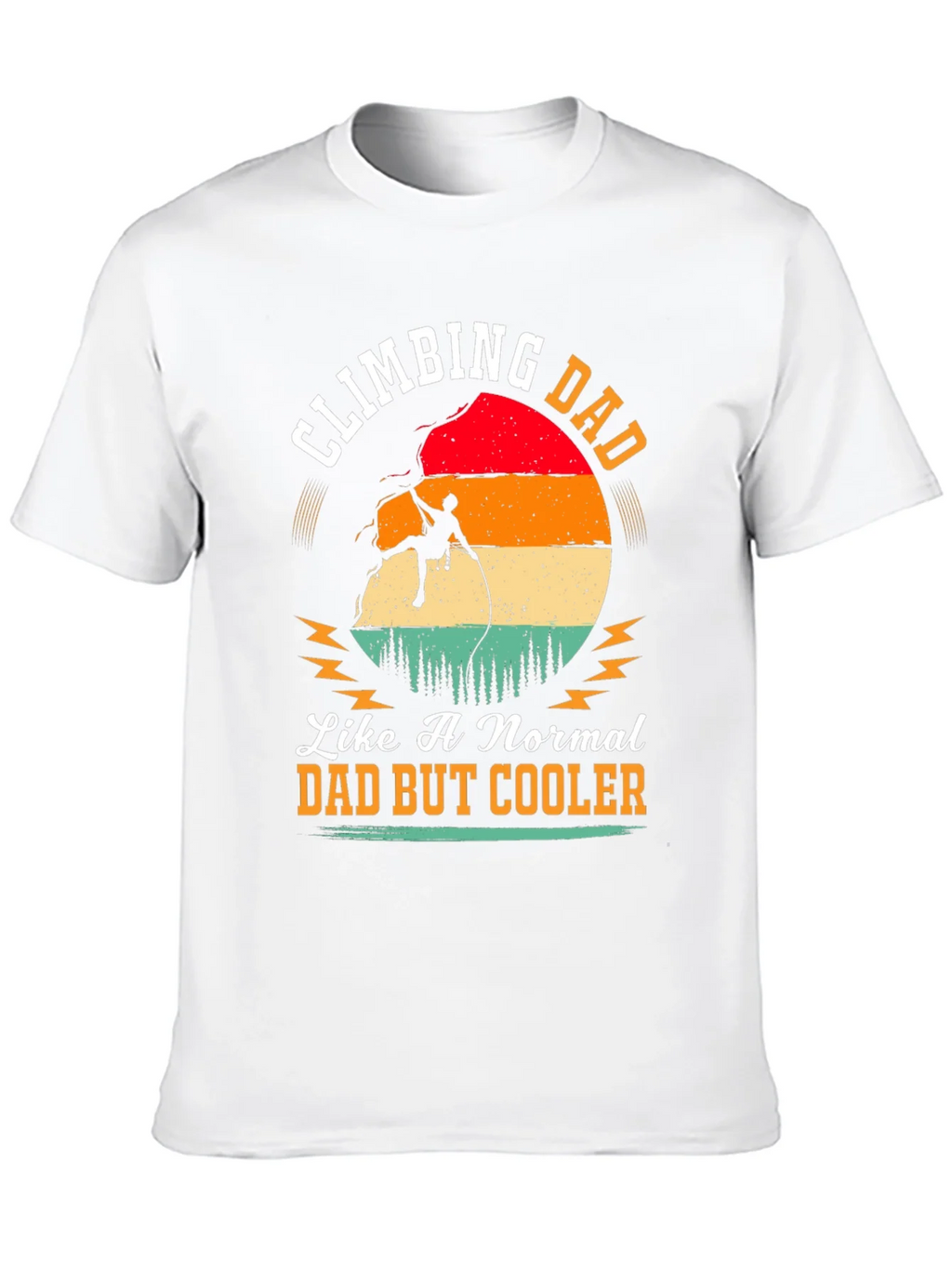 Climbing Dad Graphic Tee - Cool Fathers Day Gift product image 6