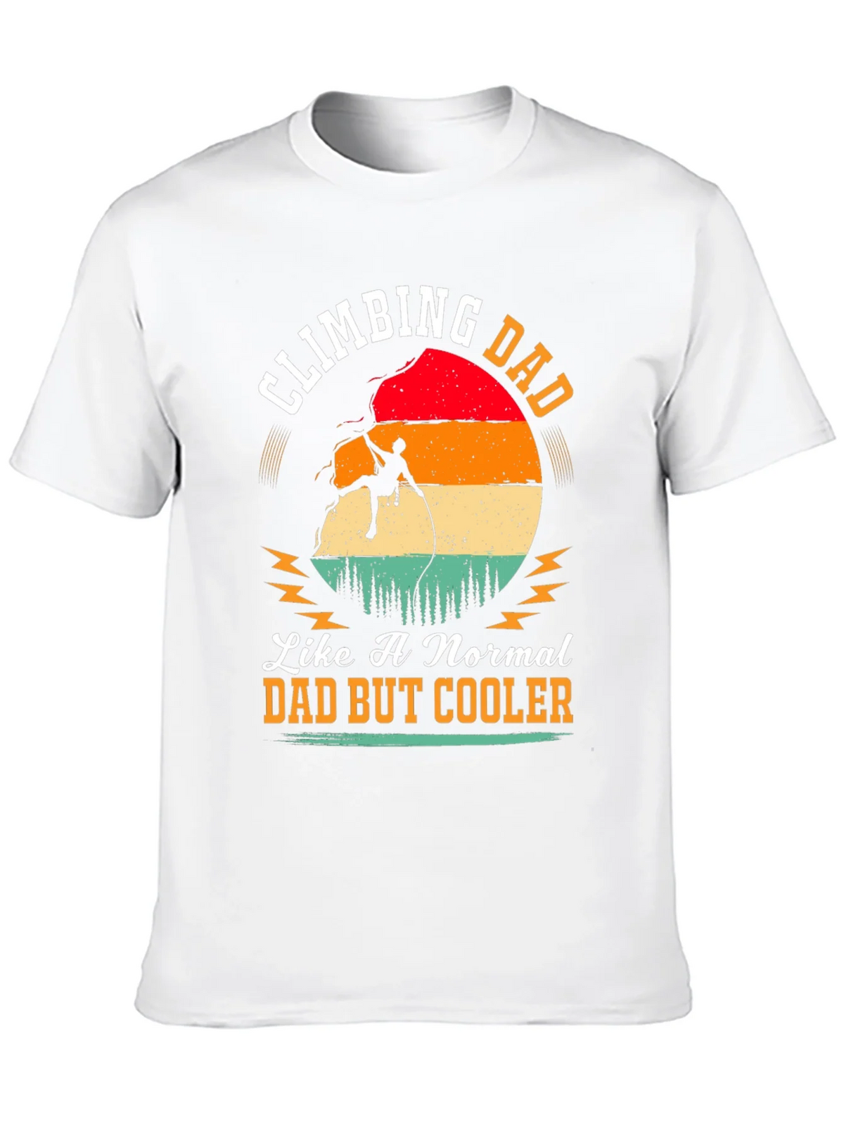 Climbing Dad Graphic Tee - Cool Fathers Day Gift product image 6