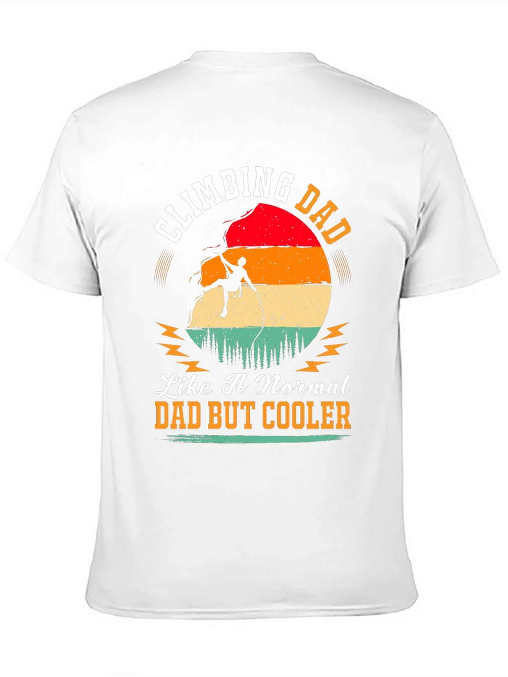 Climbing Dad Graphic Tee - Cool Fathers Day Gift product image 7