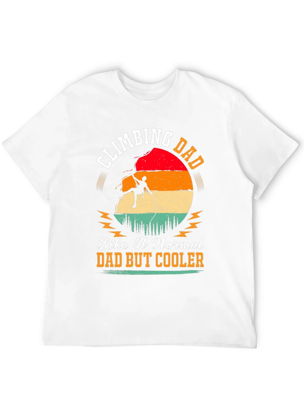 Climbing Dad Graphic Tee - Cool Fathers Day Gift product image 8