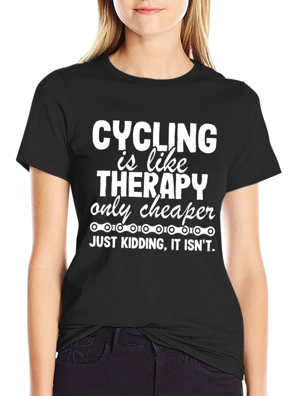 Cycling Therapy T-Shirt - Funny Biker Tee product image 2