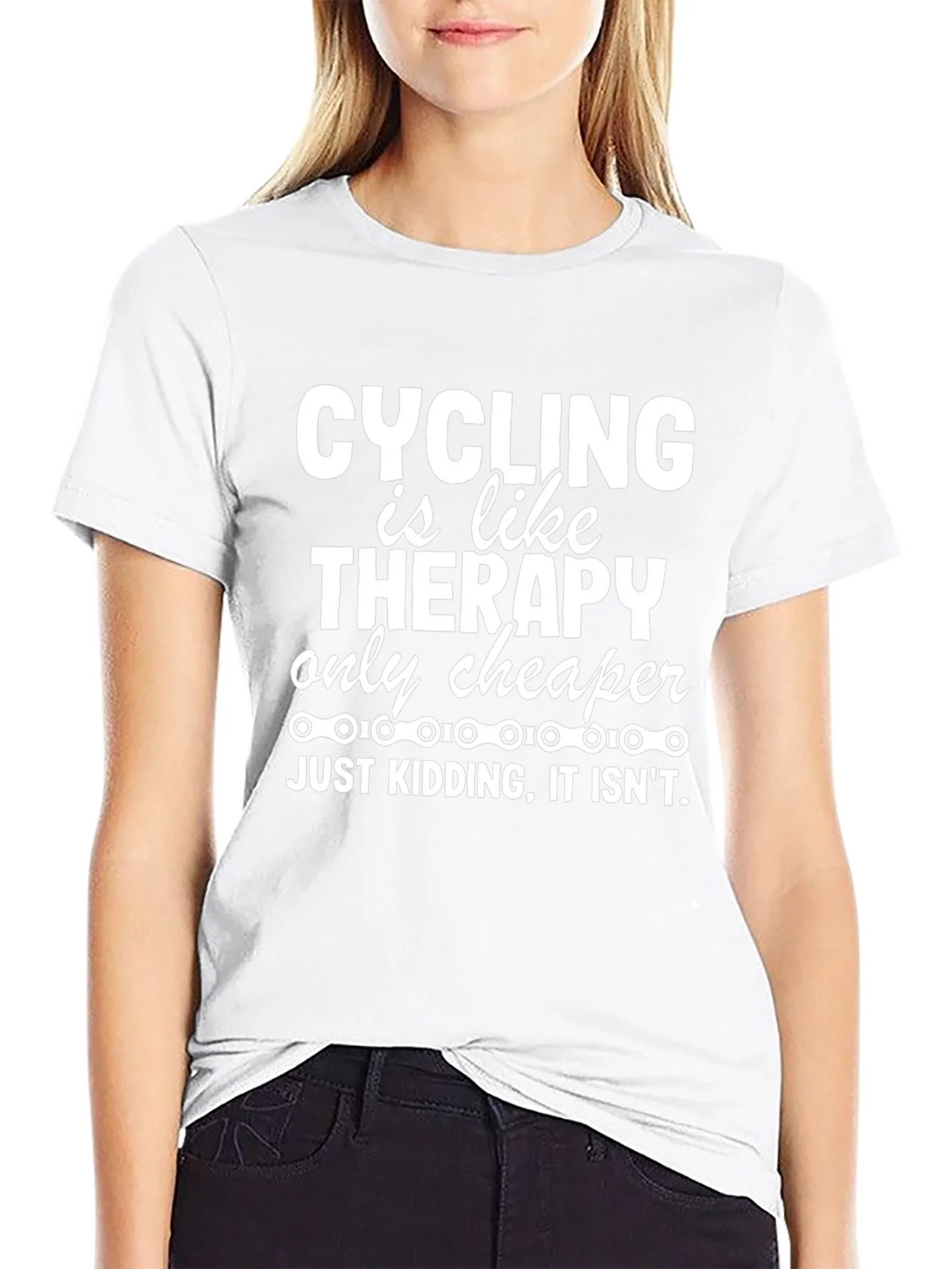 Cycling Therapy T-Shirt - Funny Biker Tee product image 6