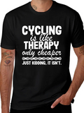 Cycling Therapy T-Shirt - Funny Biker Tee product image 1