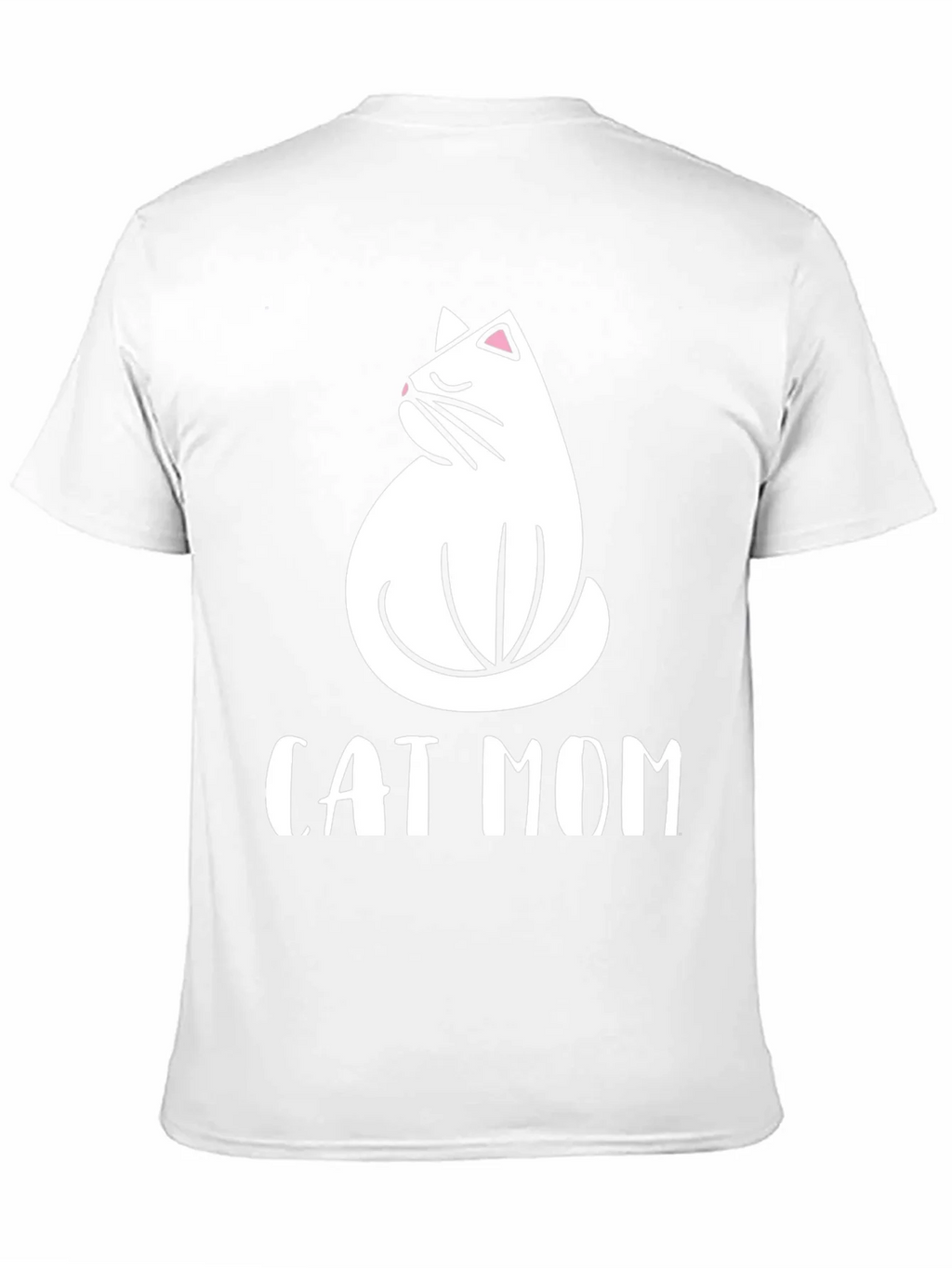 Cat Mom Graphic Tee - Black Cotton T-Shirt product image 10