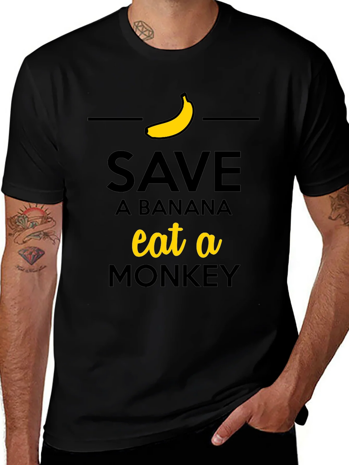 Save a Banana Eat a Monkey T-Shirt product image 1