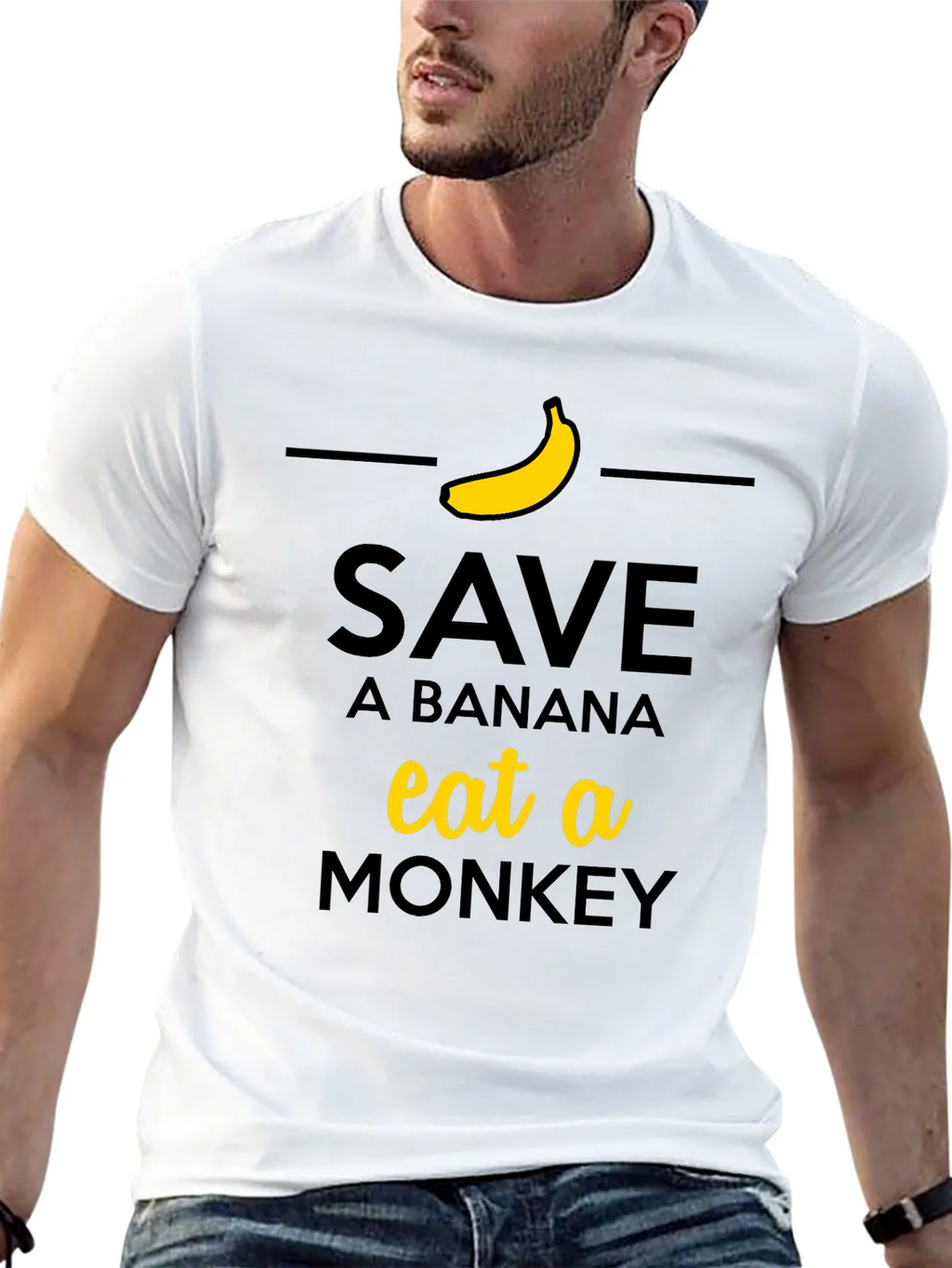 Save a Banana Eat a Monkey T-Shirt product image 9