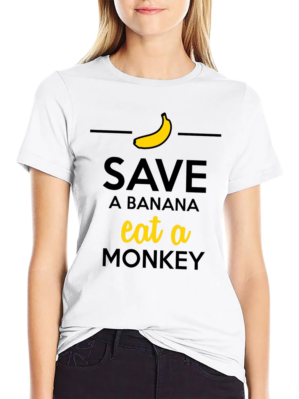 Save a Banana Eat a Monkey T-Shirt product image 6