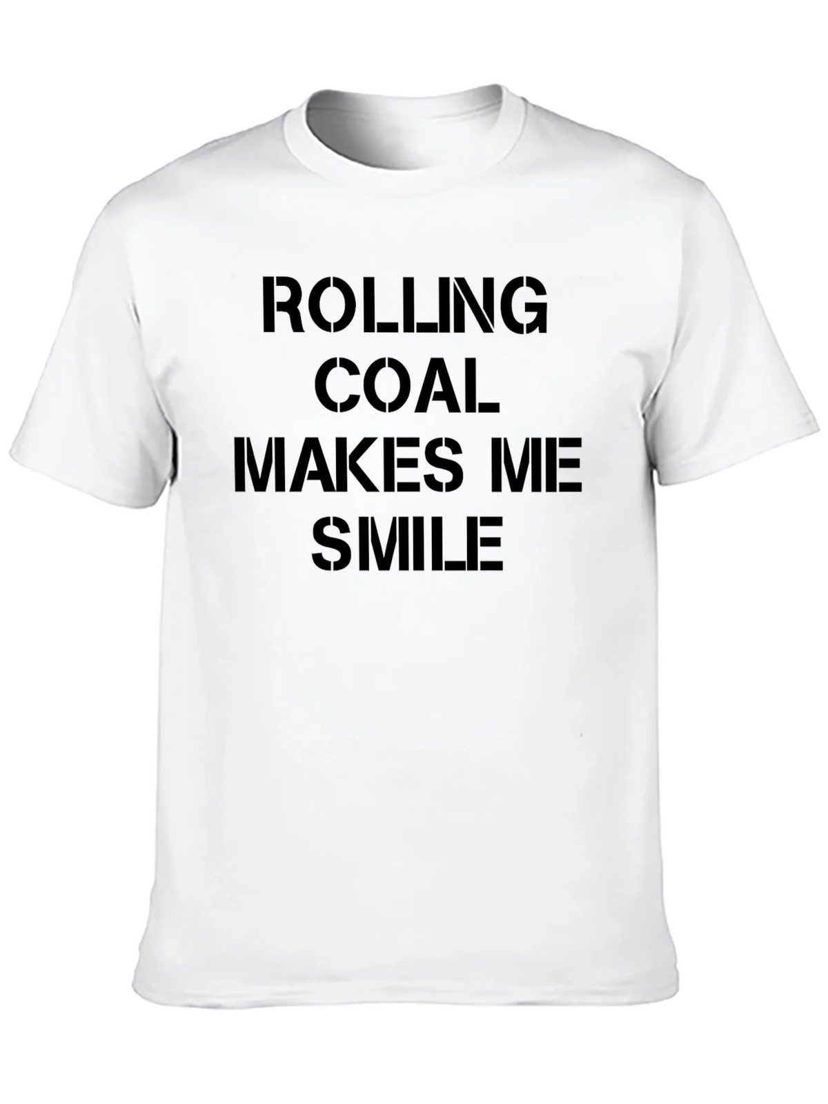 Rolling Coal Makes Me Smile Black T-Shirt product image 9