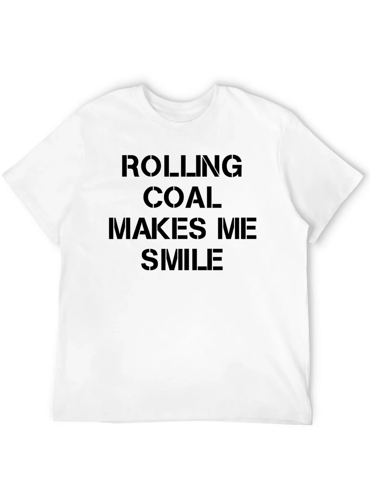 Rolling Coal Makes Me Smile Black T-Shirt product image 11