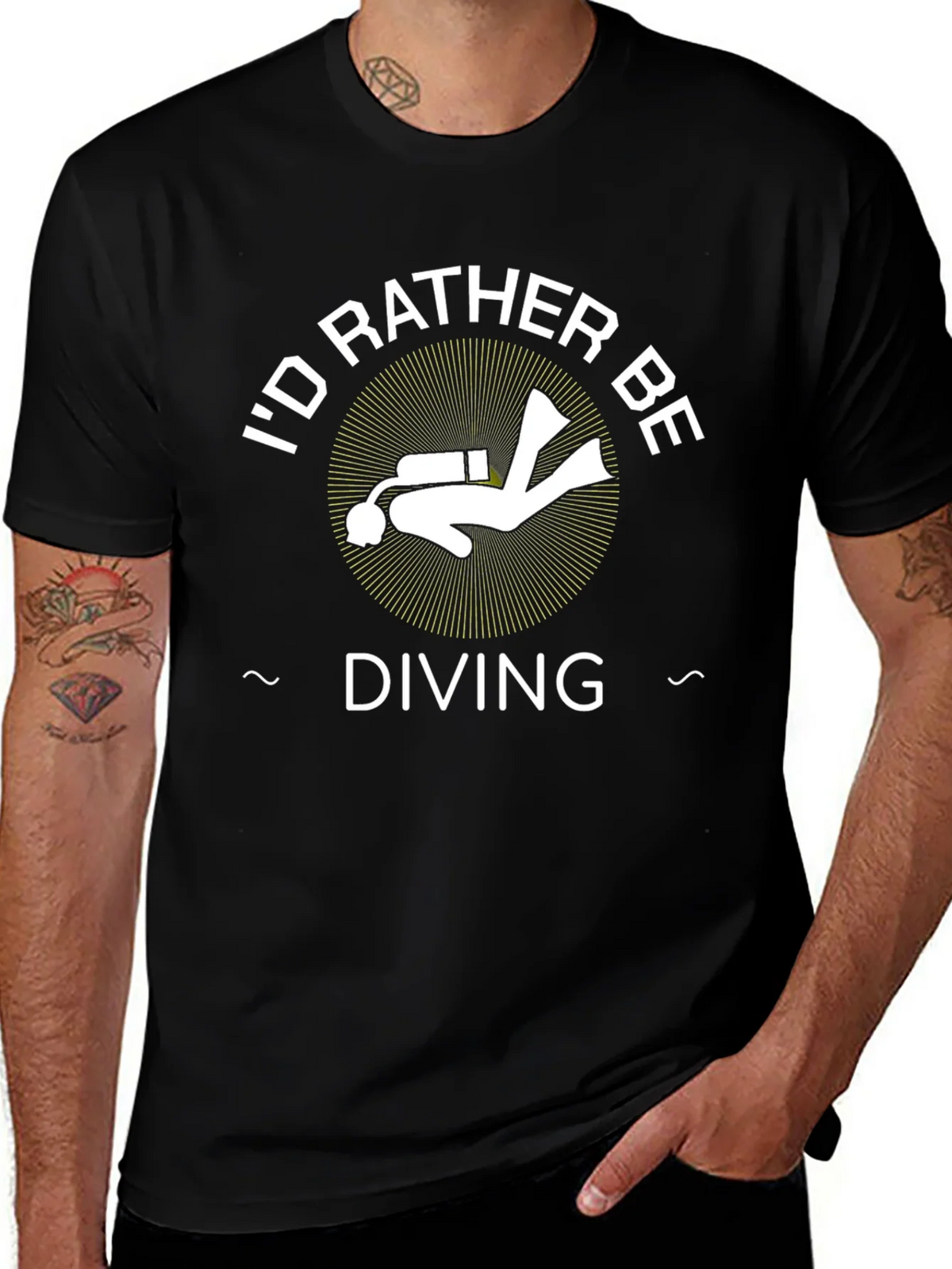 Diving T-Shirt - Id Rather Be Tee product image 1
