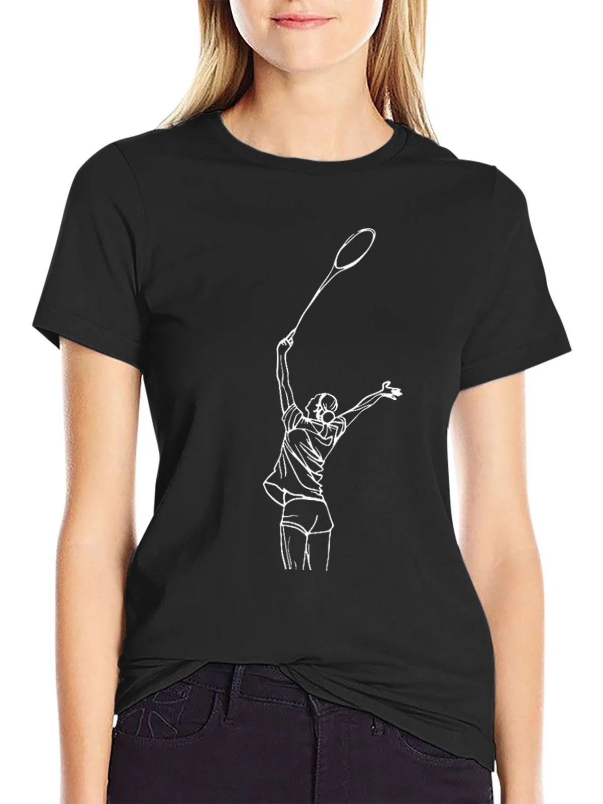 Tennis Player Graphic Tee - Serve Up Style product image 2