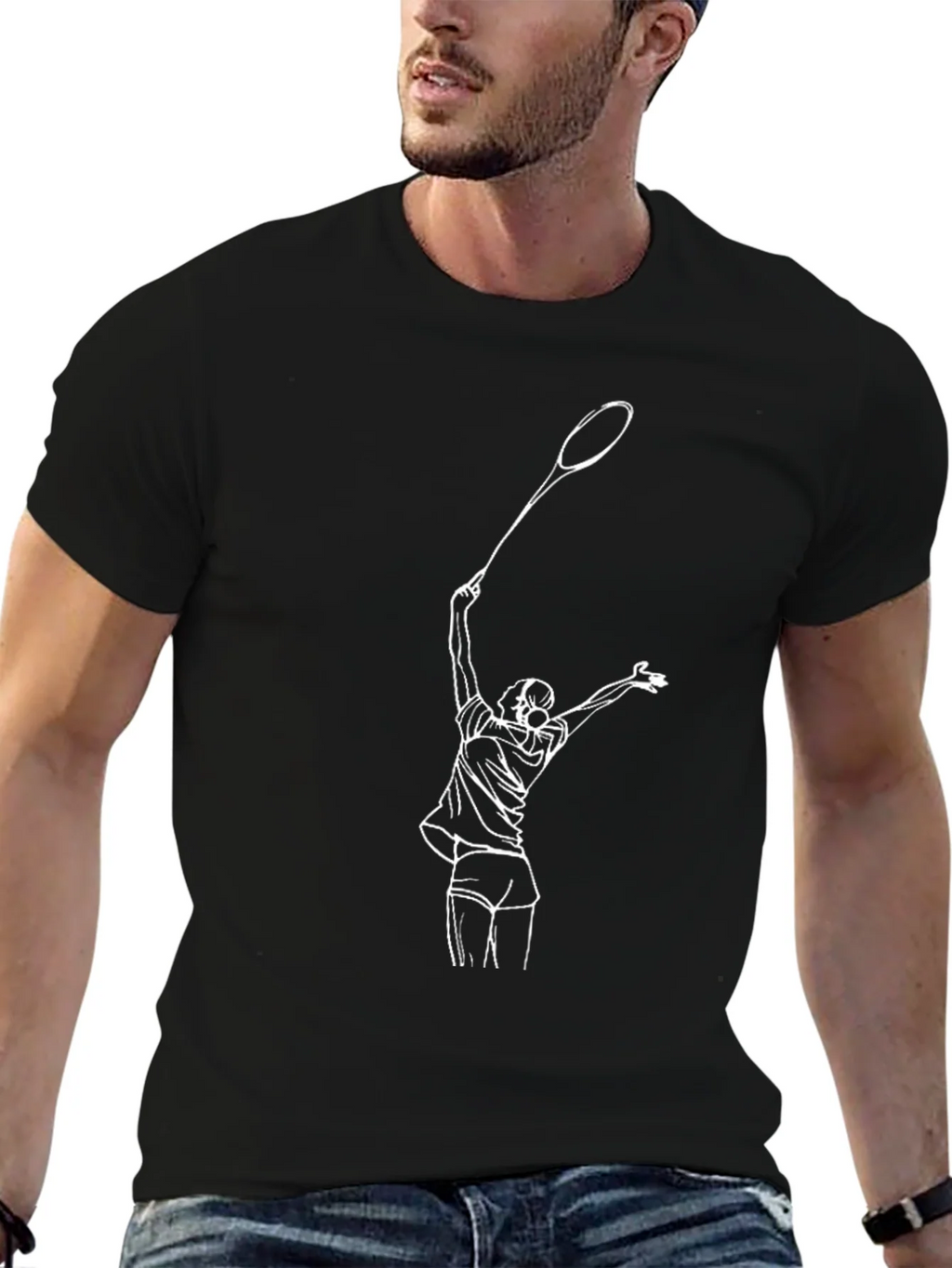 Tennis Player Graphic Tee - Serve Up Style product image 6