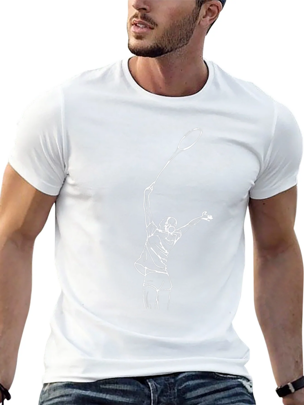 Tennis Player Graphic Tee - Serve Up Style product image 12