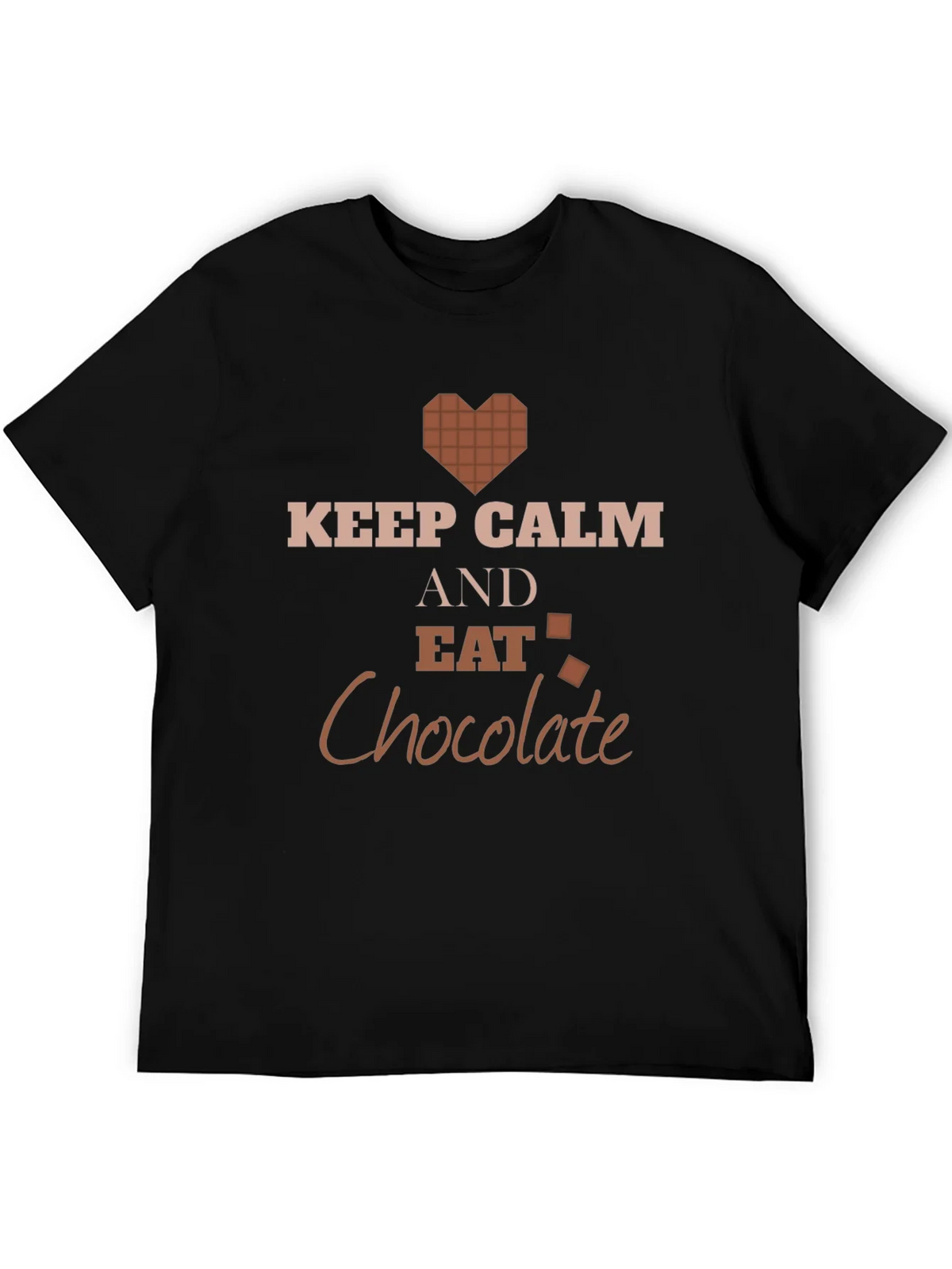 Keep Calm and Eat Chocolate Graphic Tee product image 3