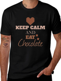 Keep Calm and Eat Chocolate Graphic Tee product image 1