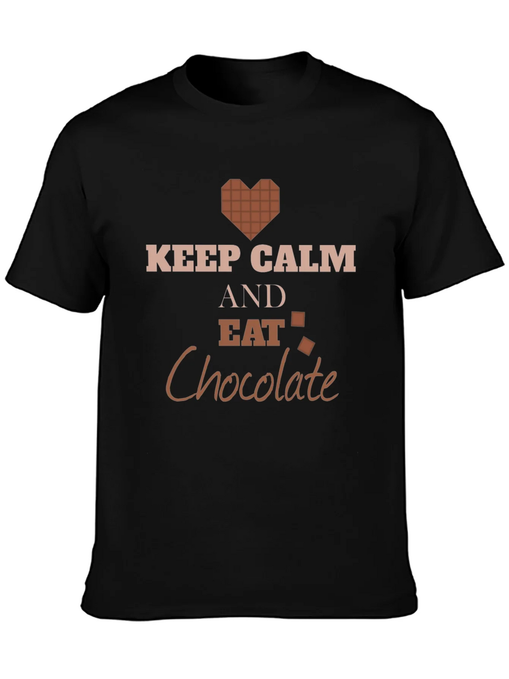 Keep Calm and Eat Chocolate Graphic Tee product image 2