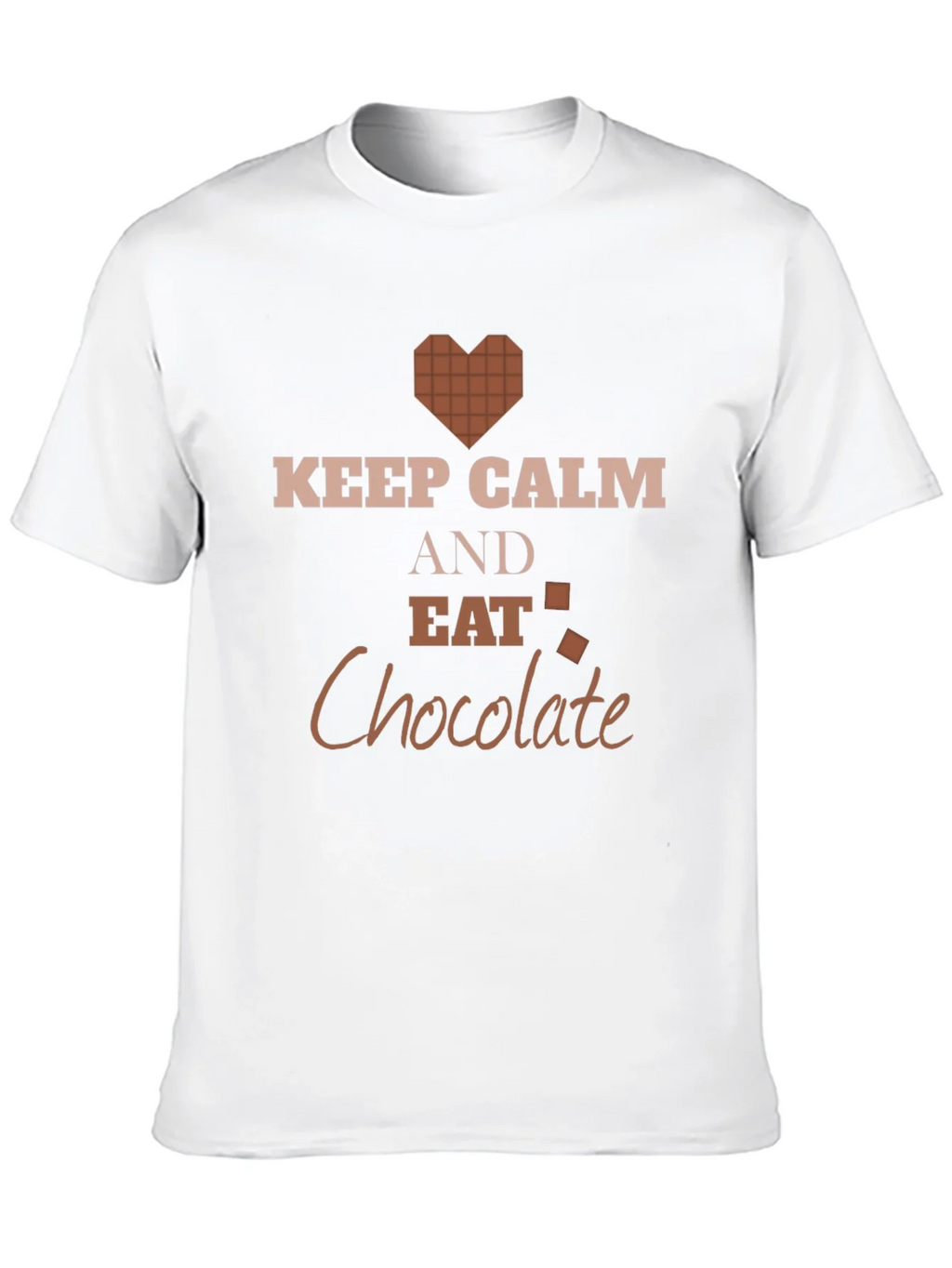 Keep Calm and Eat Chocolate Graphic Tee product image 6