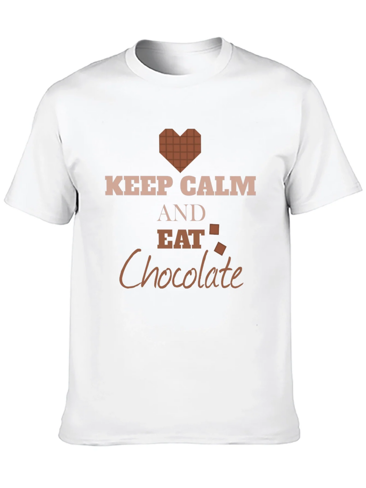 Keep Calm and Eat Chocolate Graphic Tee product image 6
