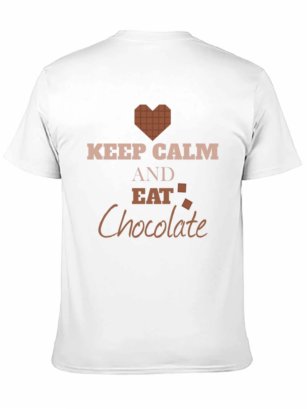 Keep Calm and Eat Chocolate Graphic Tee product image 7