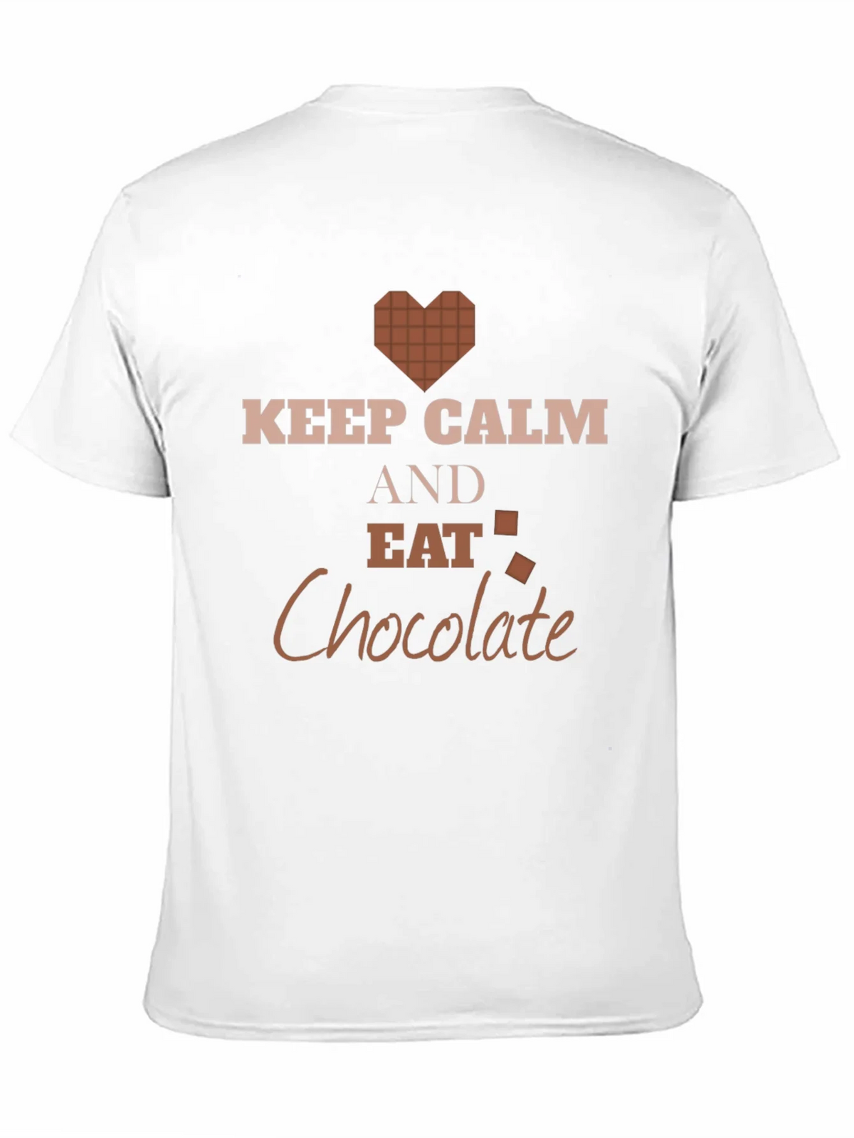 Keep Calm and Eat Chocolate Graphic Tee product image 7