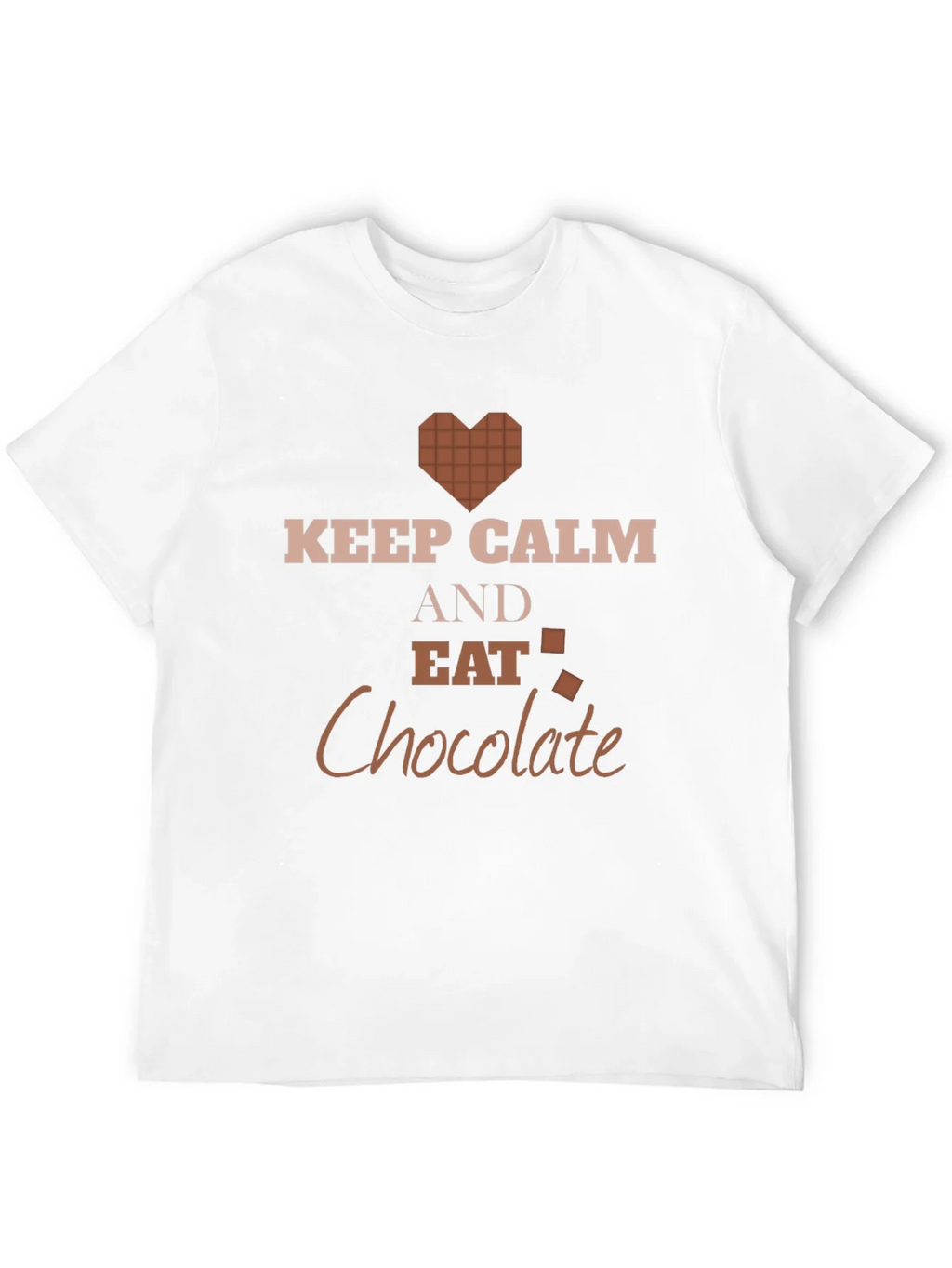 Keep Calm and Eat Chocolate Graphic Tee product image 8