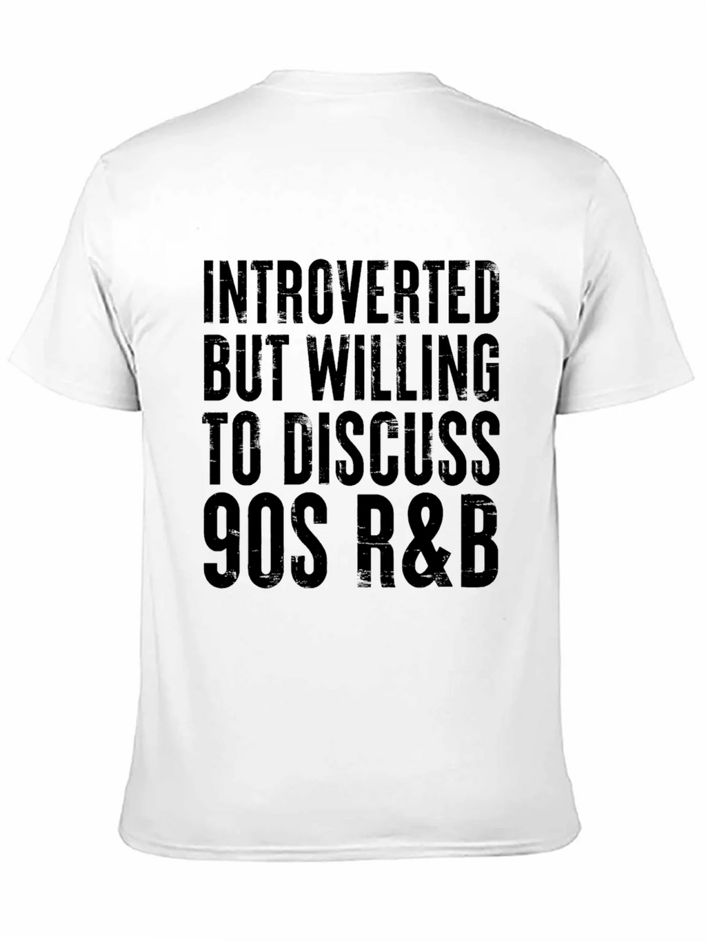 Introverted 90s R&B T-Shirt - Black product image 9