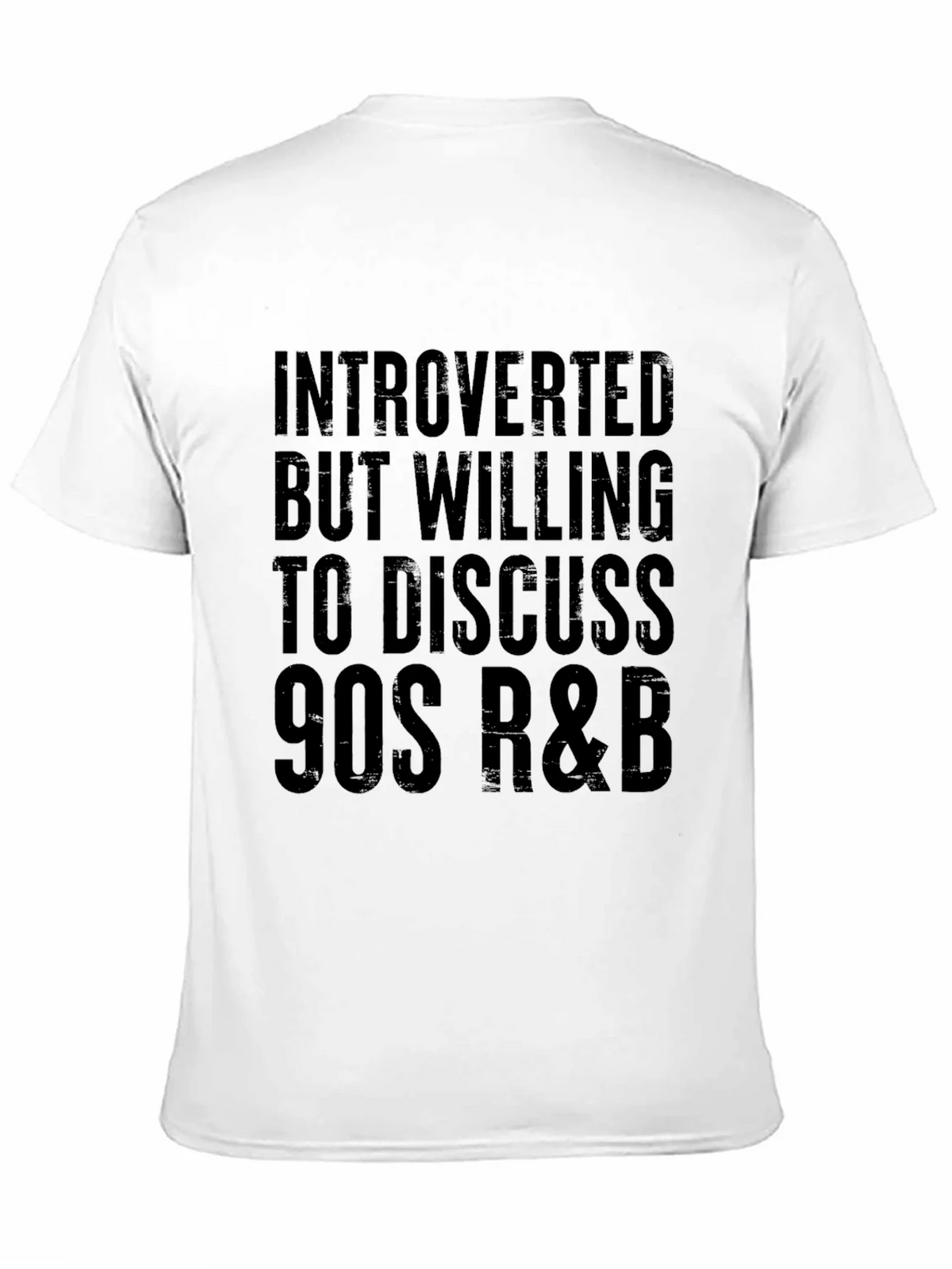 Introverted 90s R&B T-Shirt - Black product image 9