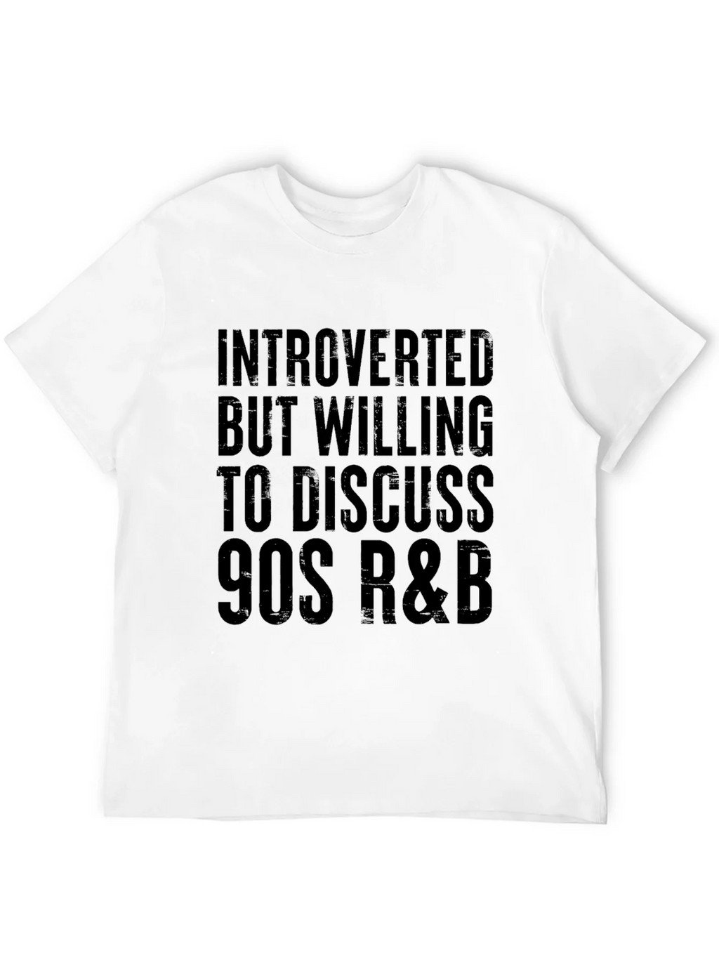 Introverted 90s R&B T-Shirt - Black product image 10