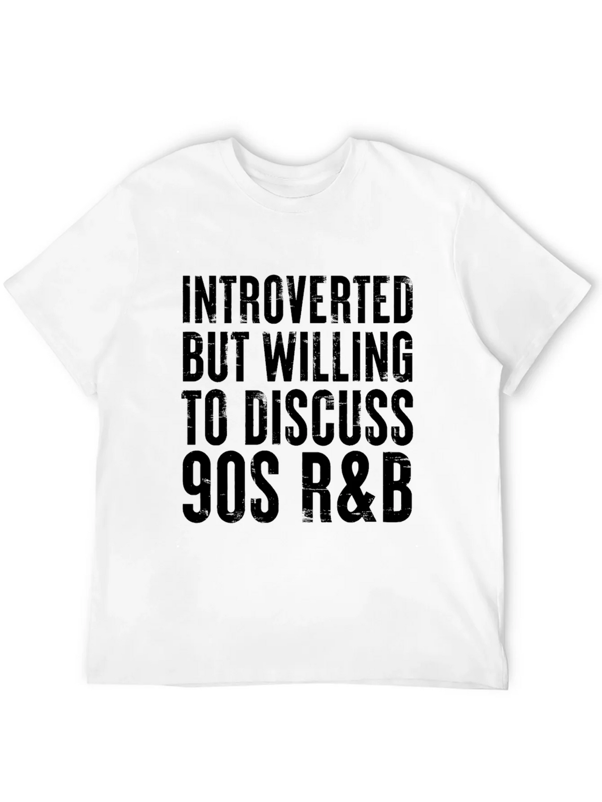Introverted 90s R&B T-Shirt - Black product image 10