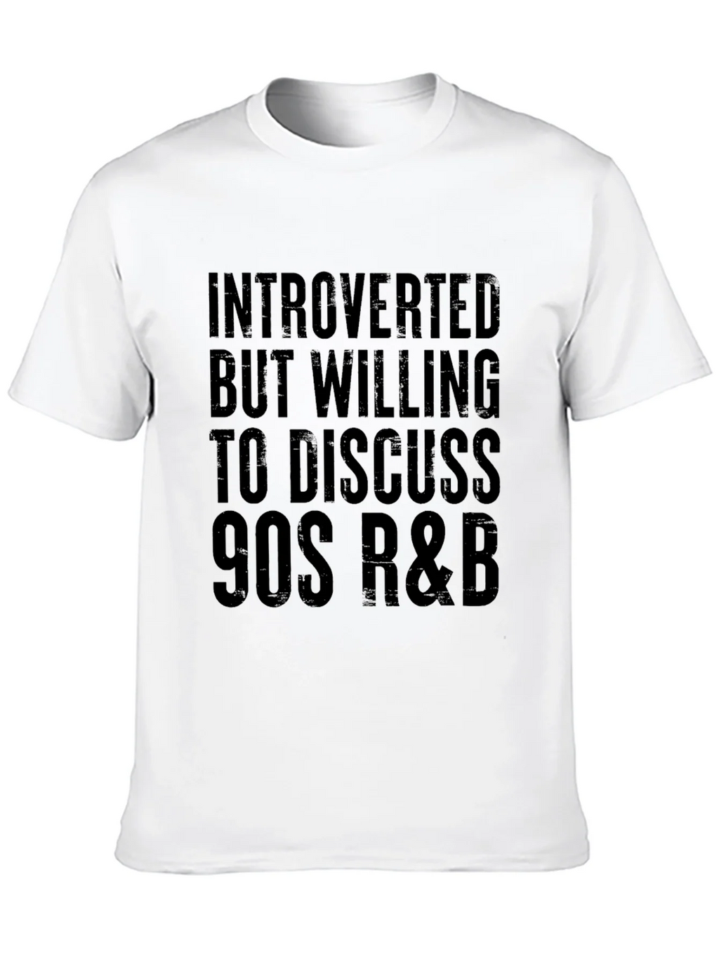 Introverted 90s R&B T-Shirt - Black product image 8