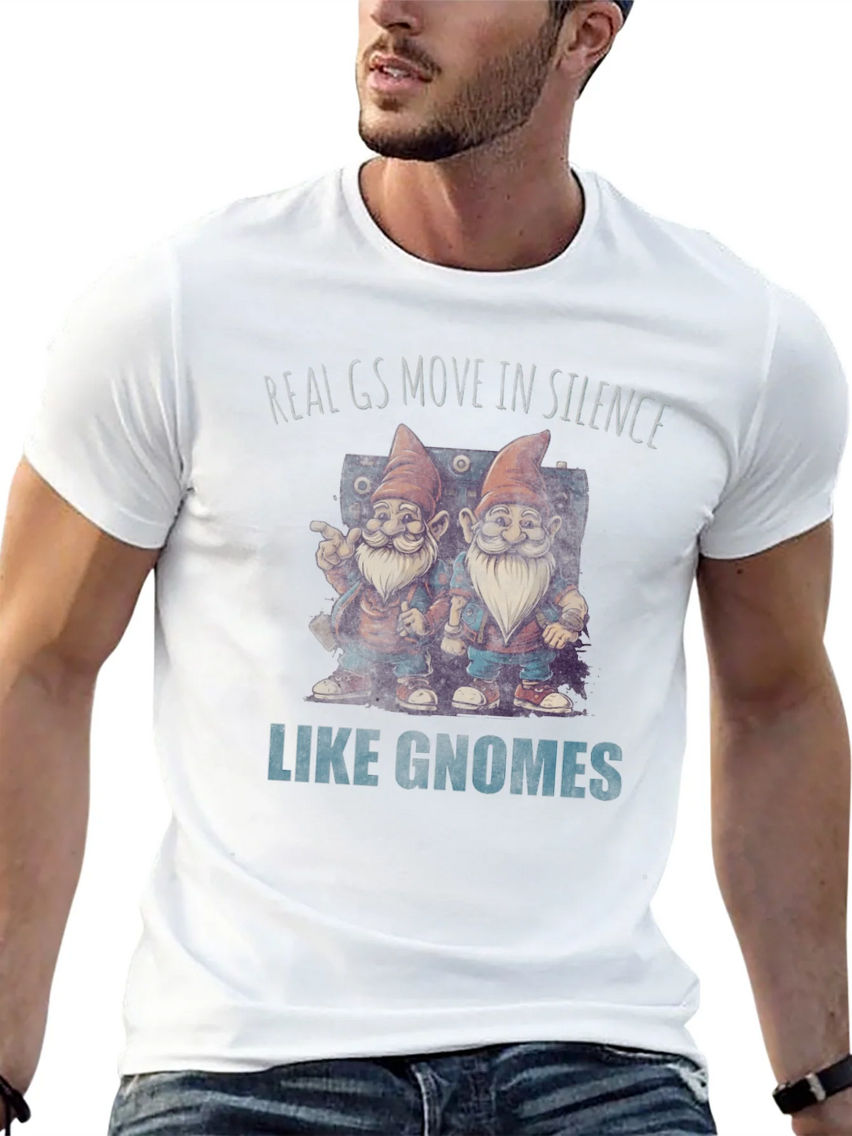 Real Gs Gnome T-Shirt - Funny Graphic Tee product image 11