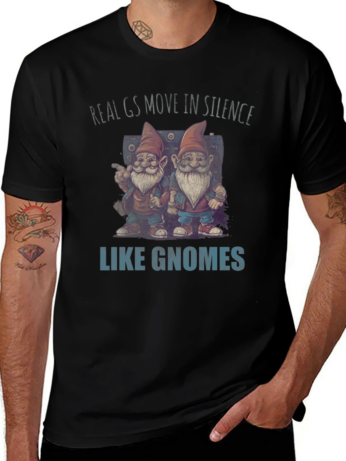 Real Gs Gnome T-Shirt - Funny Graphic Tee product image 1