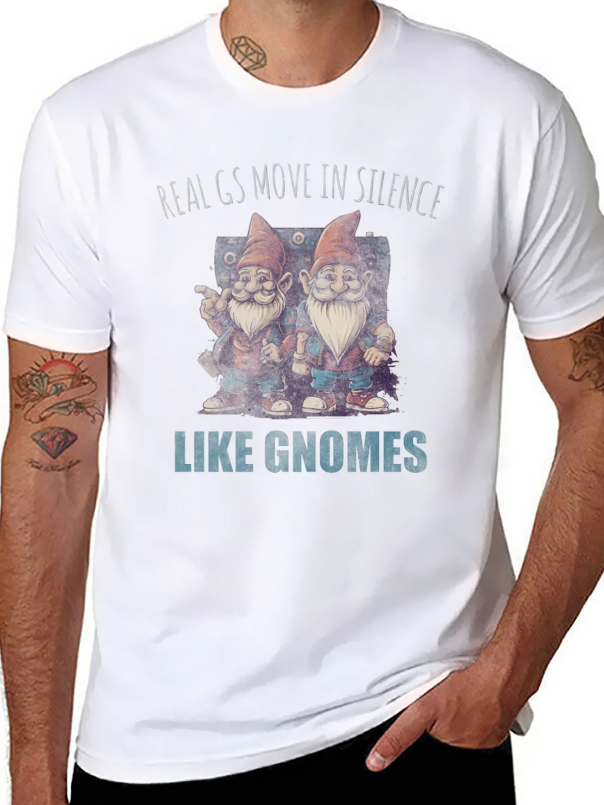 Real Gs Gnome T-Shirt - Funny Graphic Tee product image 6