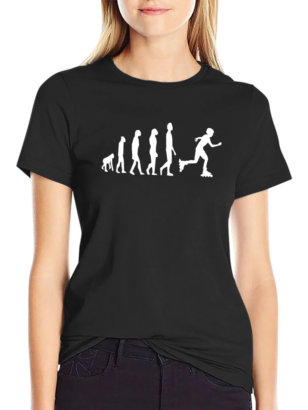 Evolution of Roller Skating T-Shirt product image 2