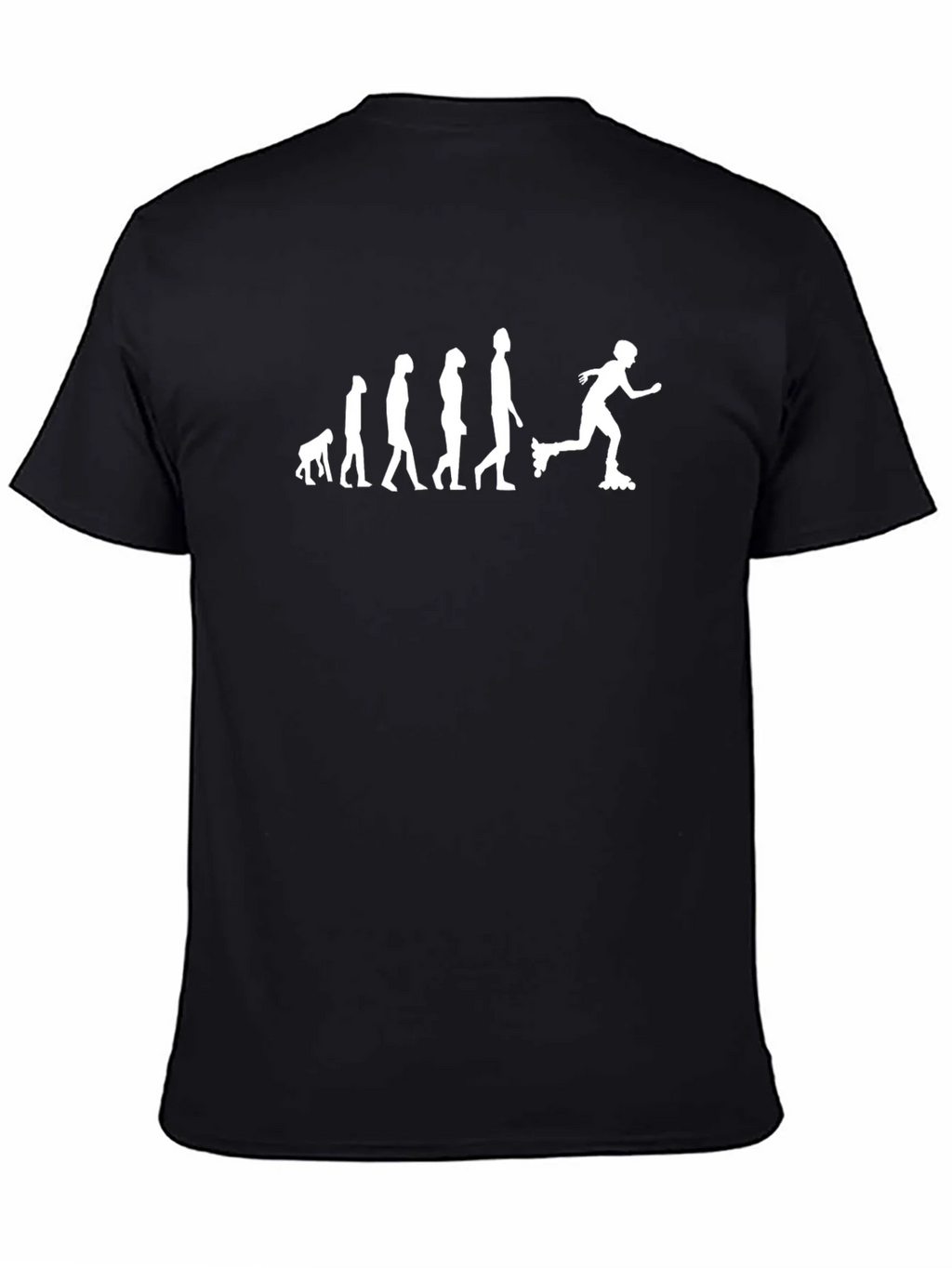 Evolution of Roller Skating T-Shirt product image 4