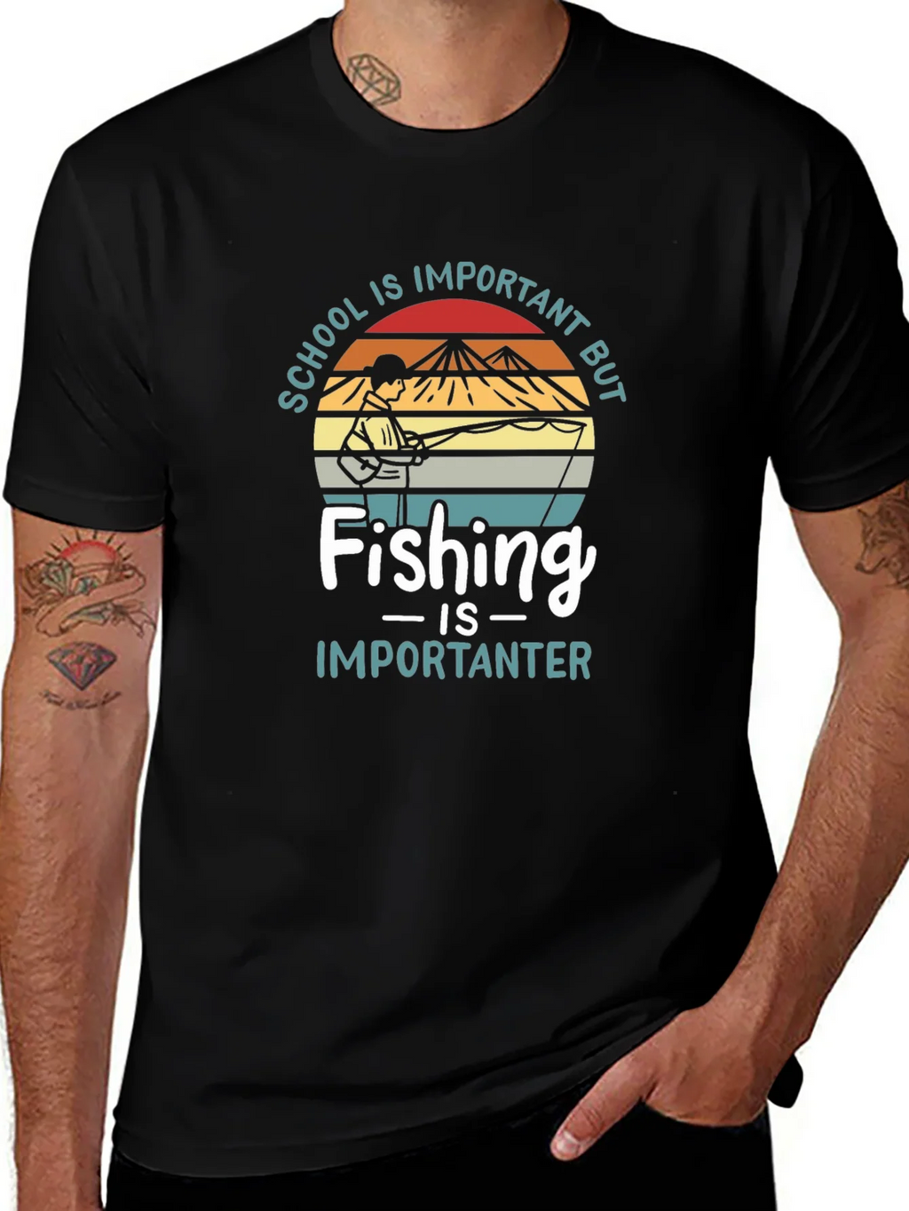 Fishing is Importanter T-Shirt product image 1