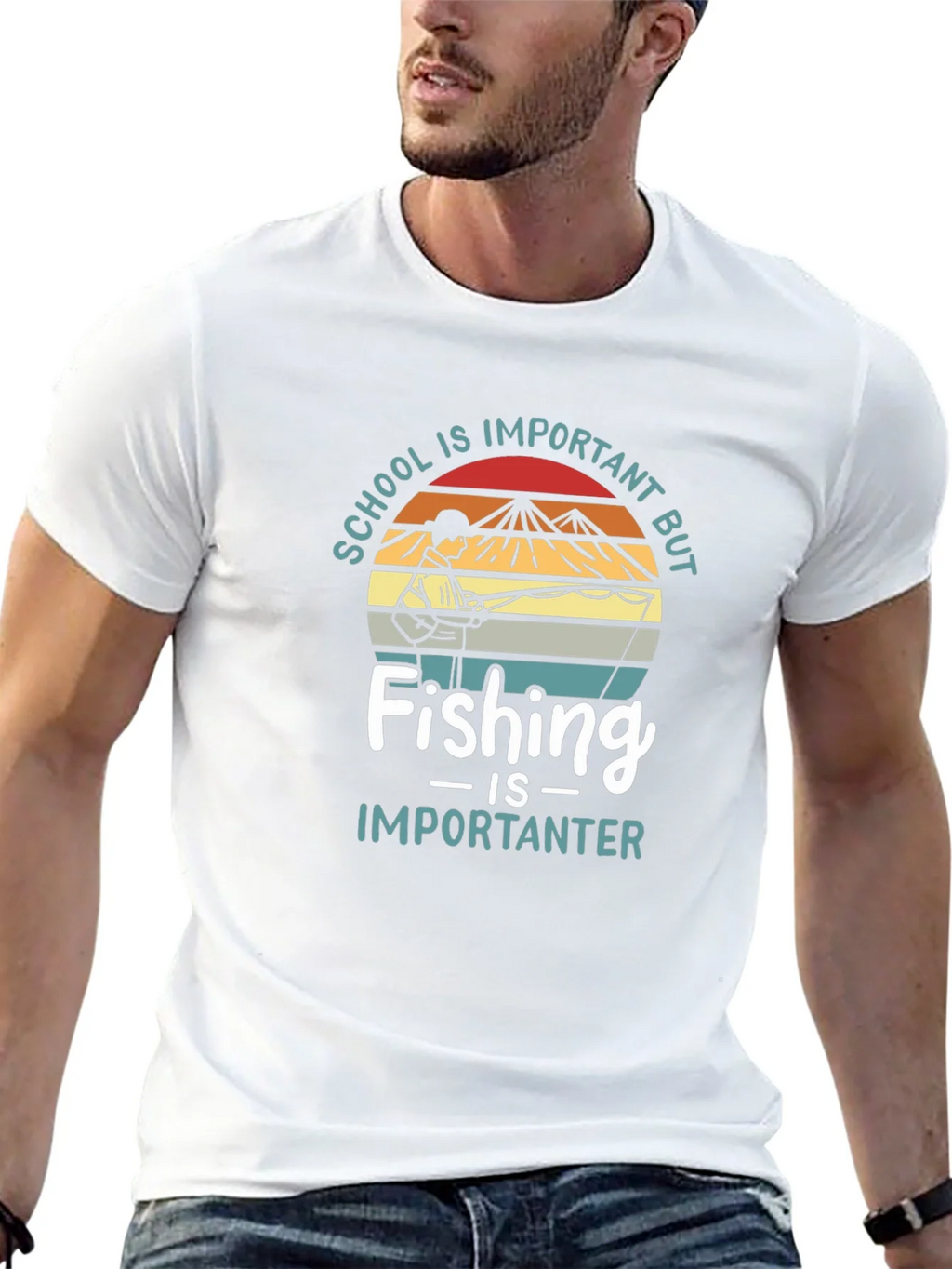 Fishing is Importanter T-Shirt product image 12