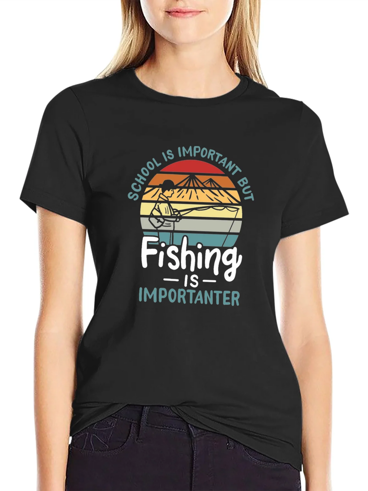 Fishing is Importanter T-Shirt product image 2