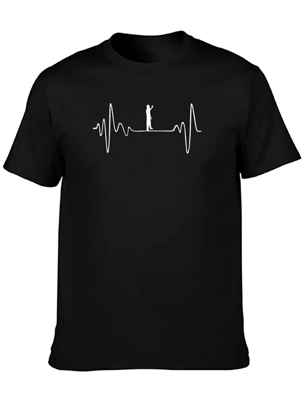 Paddle Board Heartbeat Graphic T-Shirt product image 3