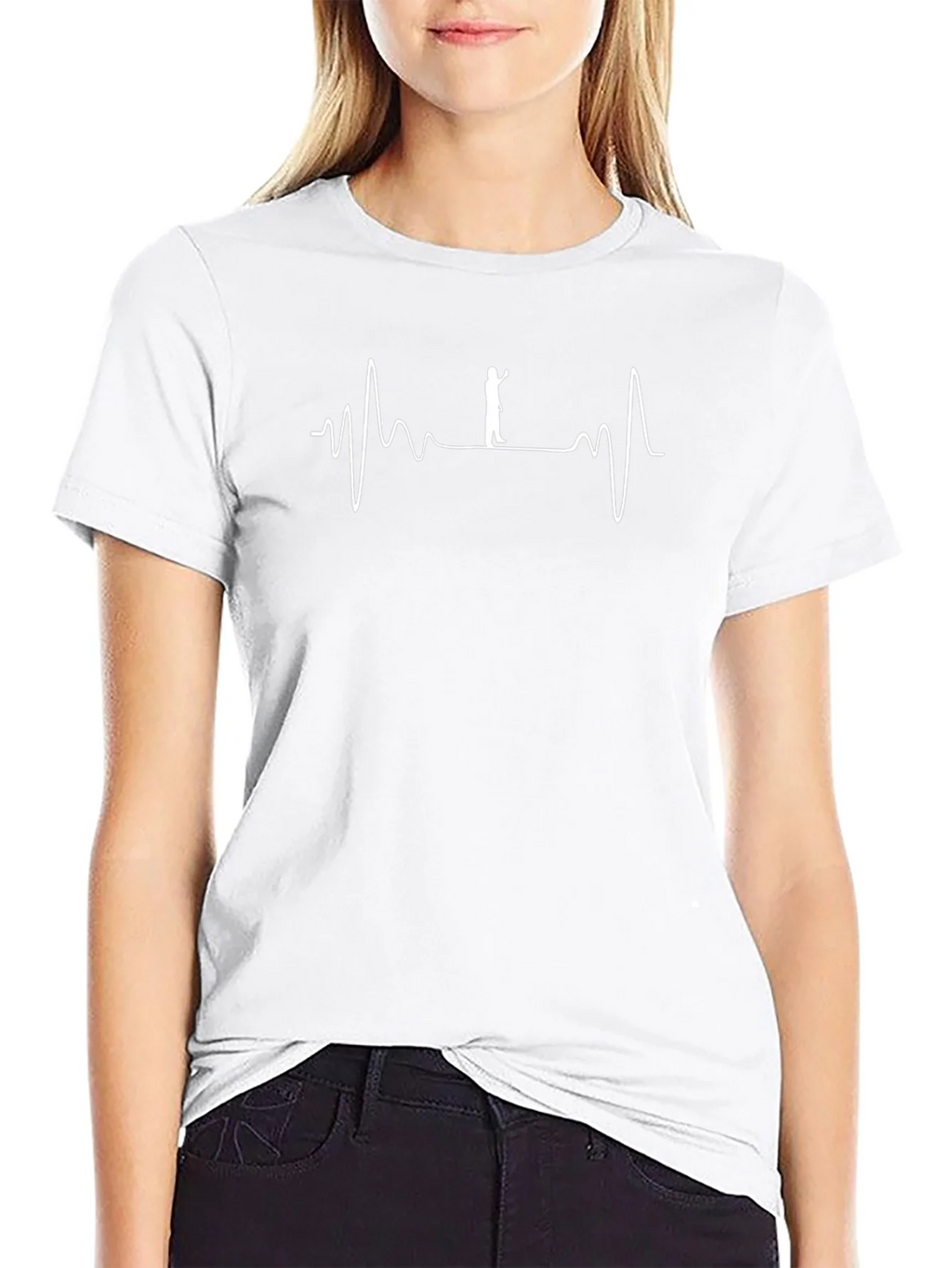 Paddle Board Heartbeat Graphic T-Shirt product image 8