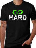 Go Hard Black Graphic T-Shirt product image 1