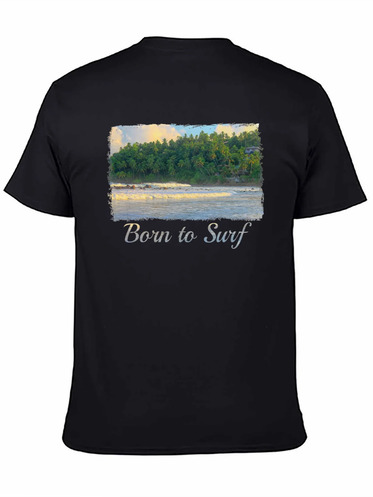 Born to Surf T-Shirt - Tropical Beach Design product image 4