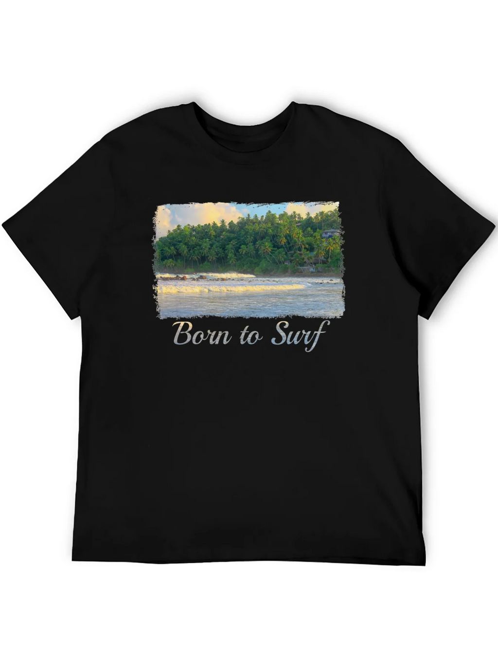 Born to Surf T-Shirt - Tropical Beach Design product image 5
