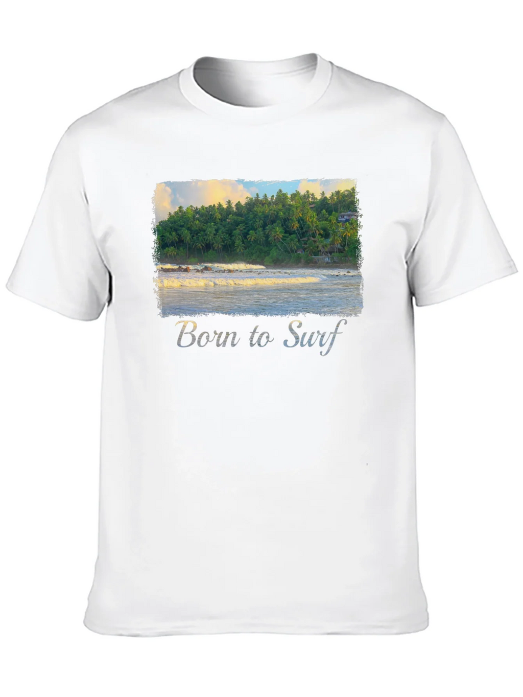 Born to Surf T-Shirt - Tropical Beach Design product image 9