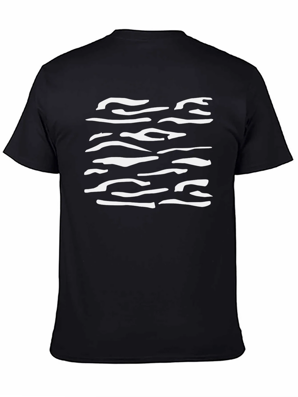 Abstract Stripe Pattern Graphic Tee product image 3