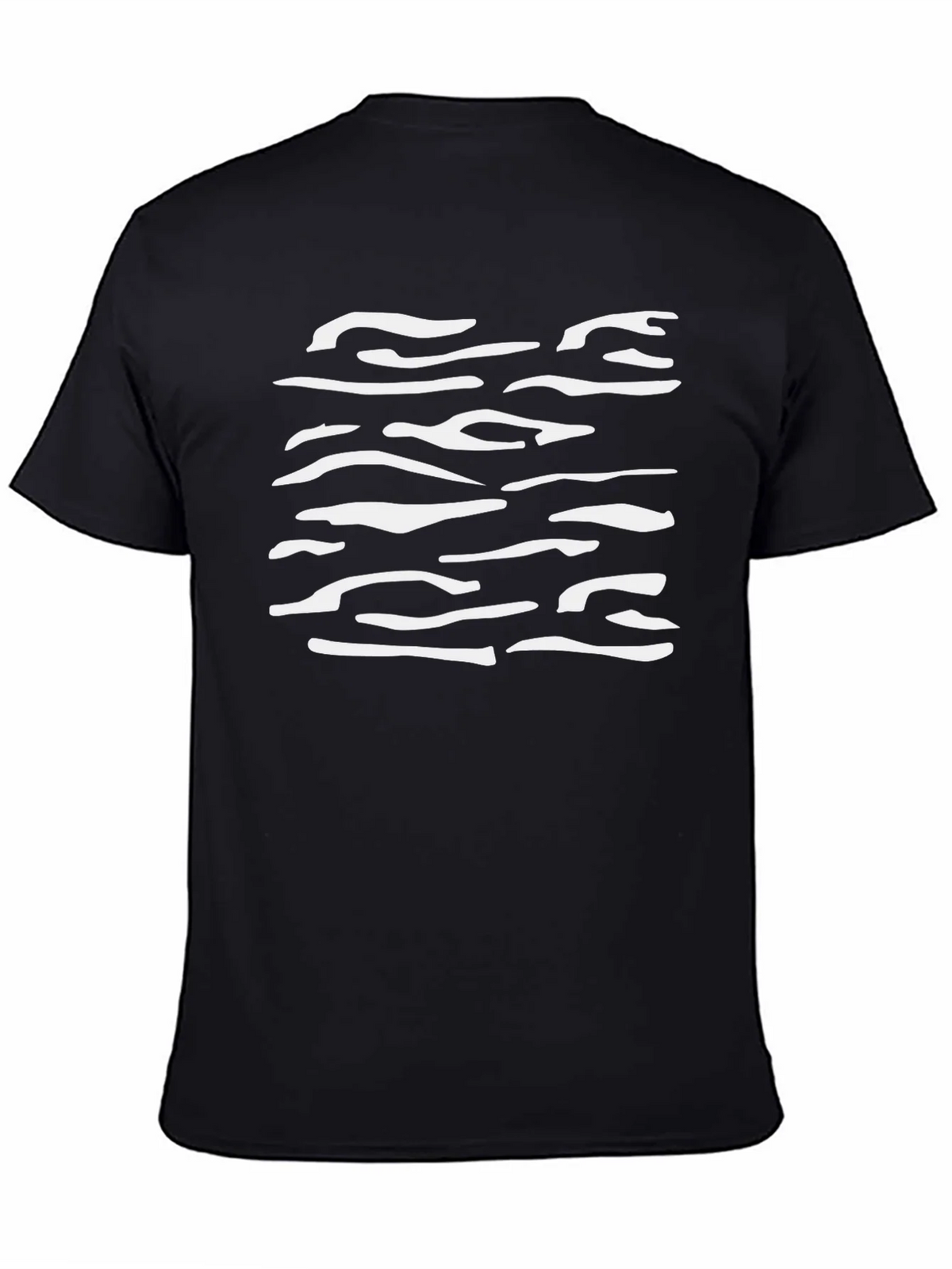 Abstract Stripe Pattern Graphic Tee product image 3