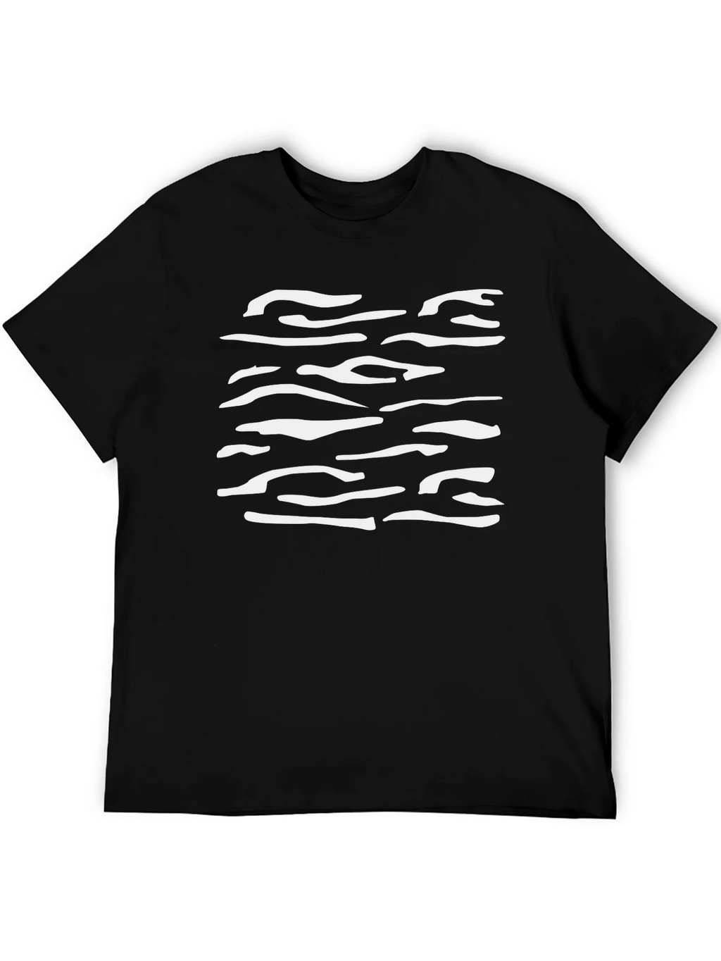 Abstract Stripe Pattern Graphic Tee product image 4