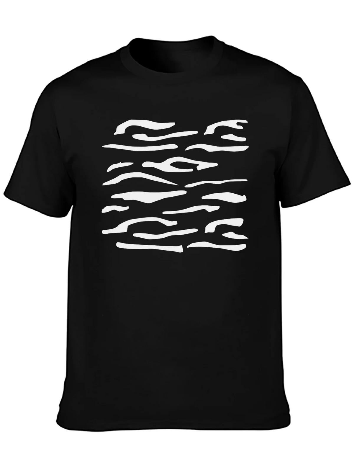 Abstract Stripe Pattern Graphic Tee product image 2